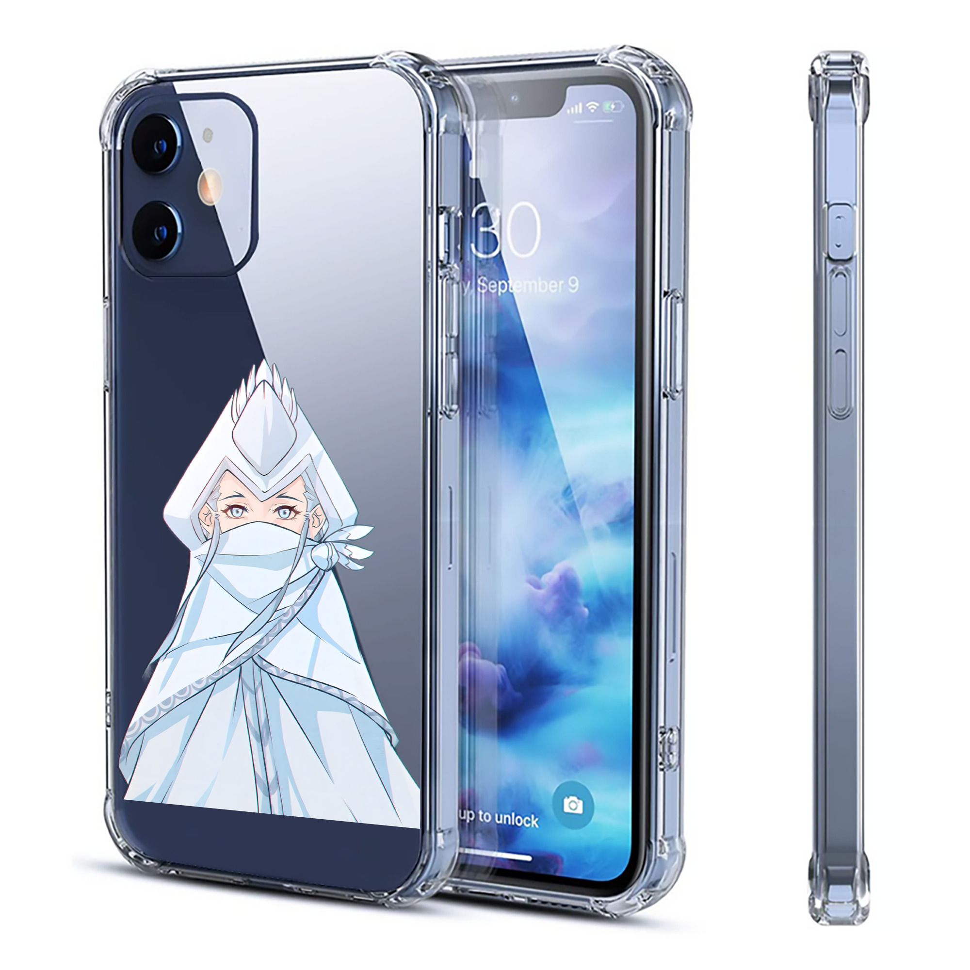 （画像用） Ne Zha 2 ナタ 魔童の大暴れ 【iPhone 12シリーズ対応】透明スマホケース（クリアソフトケース）